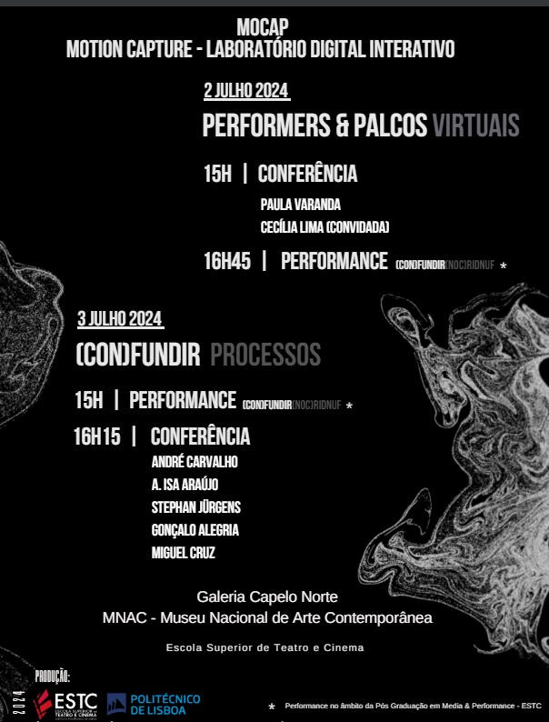 Performers e Palcos Virtuais